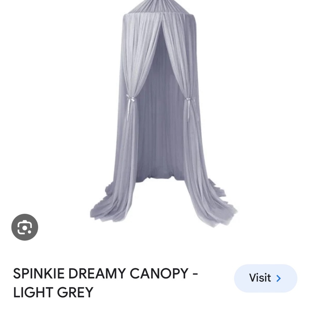 Spinkie dream canopy girls room decor